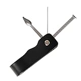 Disponible en deux couleurs. HEYSONG Support de pipe en cuir pour pipe à tabac (noir)