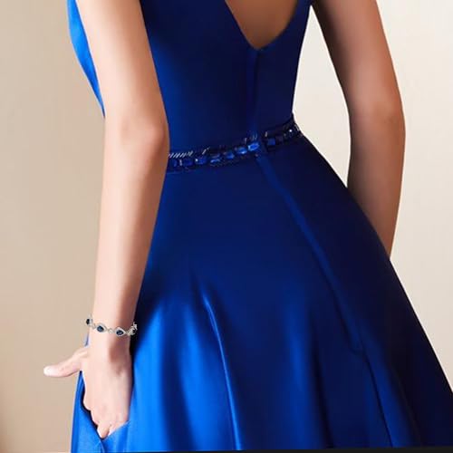 EVER FAITH Wedding Bridal Bracelets for Brides Bridesmaids, Gorgeous Cubic Zirconia Classic Teardrop Tennis Braceletss for Women Jewelry3