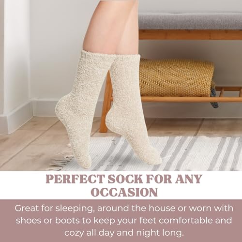 Shadow Breeze Plush Cozy Knit Socks | Super Soft Comfortable Fuzzy Luxe Socks2