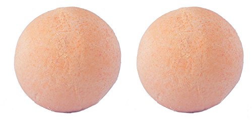 Mother of All Bath Bombs - Massive 7oz 200g - Organic Bath Bomb - Pack of Two (Orange - Orange Peel)