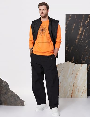 Image of Amazon Brand - Symbol Men Cotton Rich Light Weight Crew Neck Sweatshirt (Regular Fit)