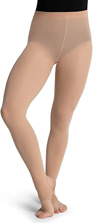 Capezio womens Ultra Soft Self Knit Waistband Stirrup TightTight