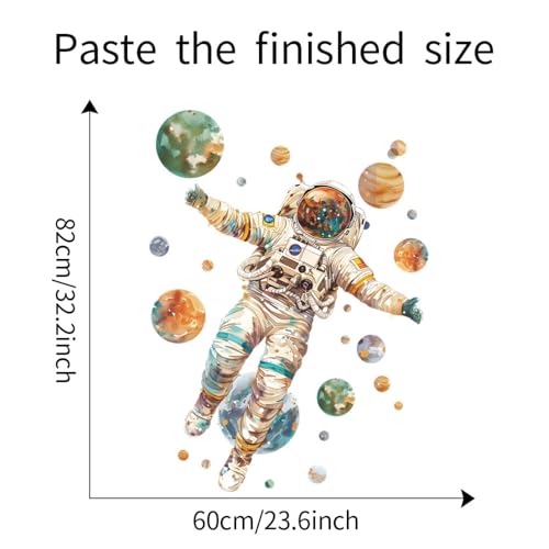 Vinilo decorativo astronauta para paredes habitación infantil miniatura 7