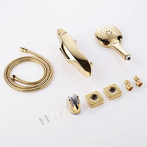 Mitigeur de douche thermostatique bain cascade chrome haute durabilité - 5