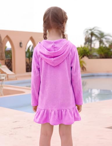 Image of Girls Swimsuits 3 Piece Bikini Bathing Suit Sets Cover-up Swimwear with Drawstring UPF 50+ Sun Protection