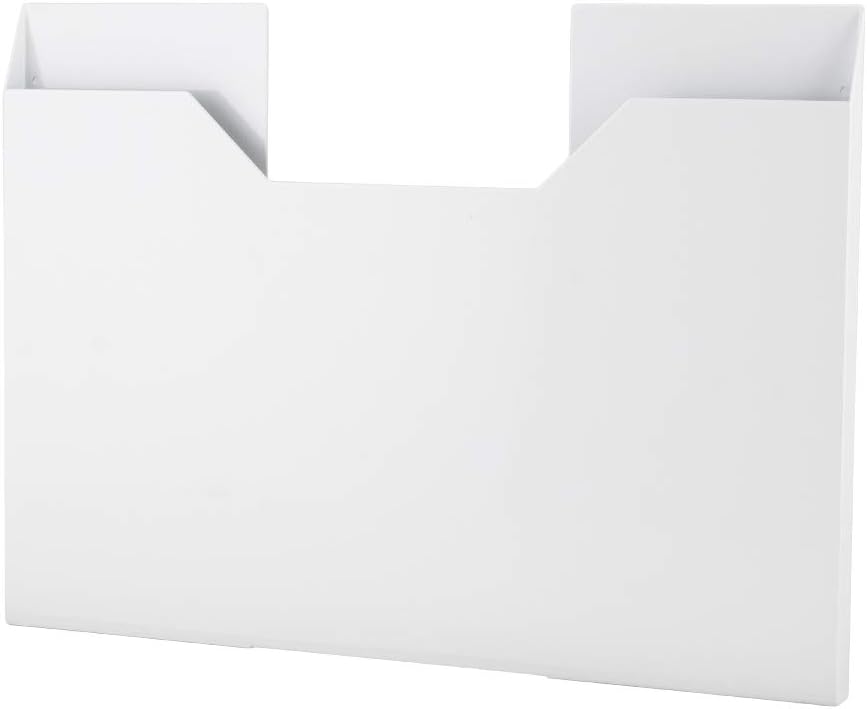 Slim White Magnetic Steel Placemat Organizer