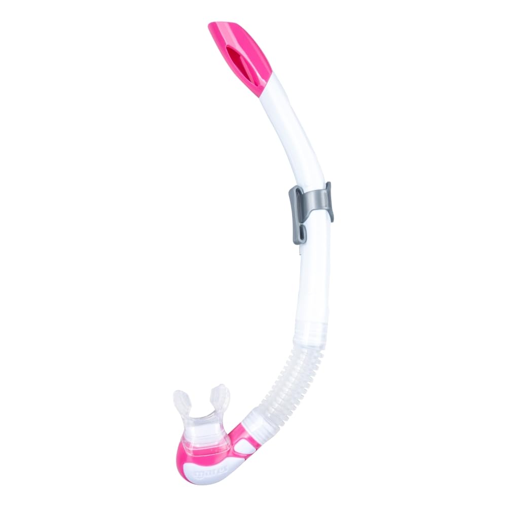 Mares Wahoo Neon Combo – Set de Snorkel para Adultos con máscara de Silicona y Tubo Semi-seco con válvula, Ideal para Buceo y exploración