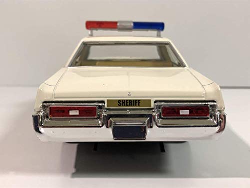 Modelo 1975 Dodge Monaco Sheriff 1:24 Diecast miniatura 7