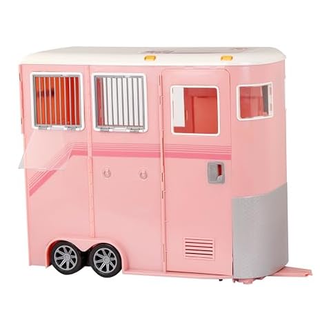 Our Generation by Battat- Mane Attraction- Horse, Equestrian Trailer for 18" Dolls & 20" Horses- for Age 3 Years & Up Cover