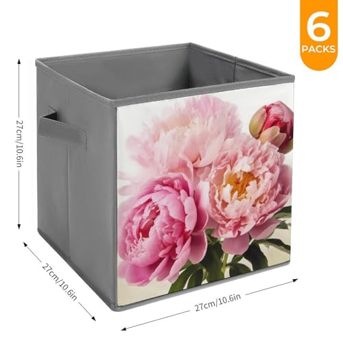 Lot de 6 bacs de rangement pliables pour placard encombré de vêtements - 3