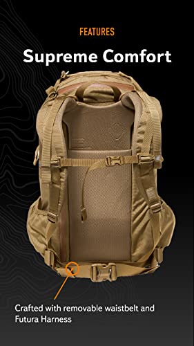Mystery Ranch 2 Day Backpack - Tactical Daypack Molle Hiking Packs, Coyote, Sm/Md #TOP4
