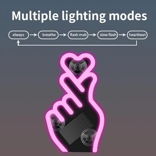 Lámpara solar para ventana de coche con iluminación LED automática y ecológica 4