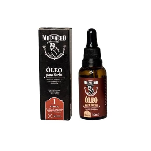 Muchacho - Óleo Para Barba Profissional Hidratante Classic - 30ml Hidratação e Maciez para sua barba