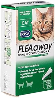 RSPCA FleaAway Spot On Solution for Cats, 50 mg