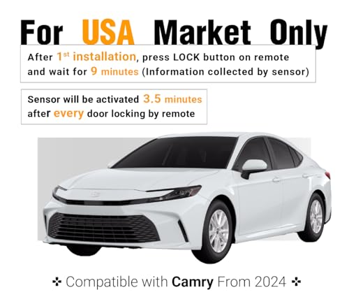 Image of Protect-X Smart Sensor System for Camry 2026 2025 2024, Wheel Anti-Theft | Plug & Play, Catalytic Converter Anti-Theft, Window Breakage Alert, Window Control by Factory Keyfob, Valet Mode