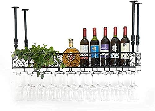 Casier à vin de plafond rétro pour cuisine et salon style loft