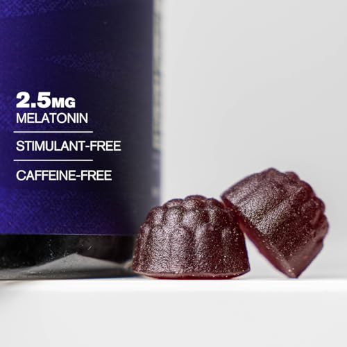 Jacked Factory Lean PM Weight Loss Gummies - Night Time Fat Burner & Appetite Suppressant Sleep Supplement with Melatonin & Ashwagandha - 60 Metabolism Gummies, Midnight Berry - Image 4