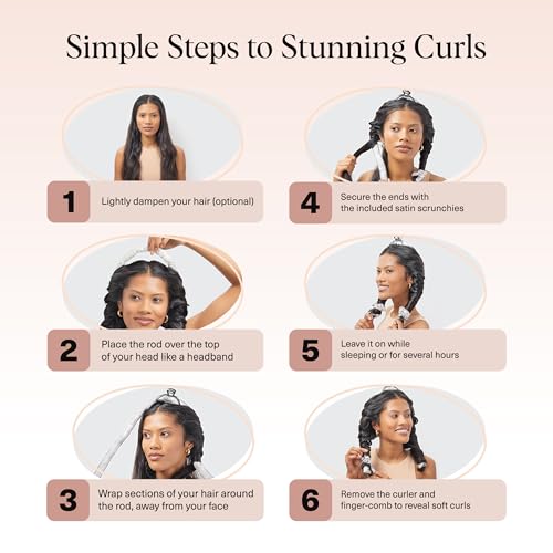 Kitsch Satin Heatless Curls Overnight Set - Ivory - image 7