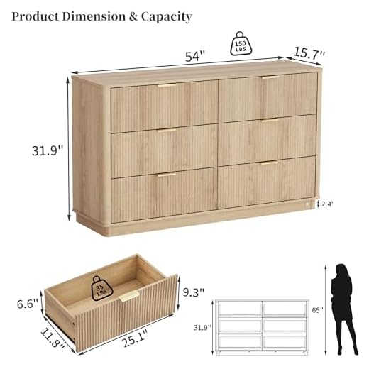 3-Piece Dresser and Nightstand Bedroom Set