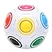 Twister.CK Magic Rainbow Ball Puzzle Speed Cube Juguete Educativo para niños Puzzle Ball Stress Relief para Adolescentes Adultos