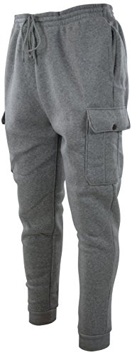 ChoiceApparel Mens Jogger Sweatpants (M, 228-Grey)