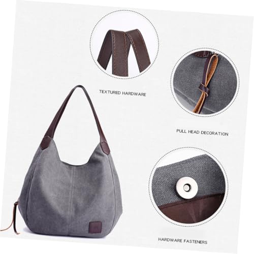 Sac de maternité décontracté toile grand format pour ranger tout