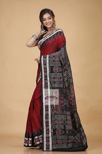NUAPATANAPATA sambalpuri silk saree in pure silk – image 3