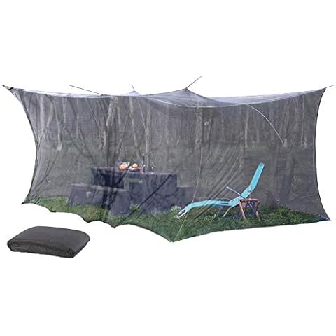 infactory Mückennetz: XXL-Moskitonetz, Innen & Außen Cover