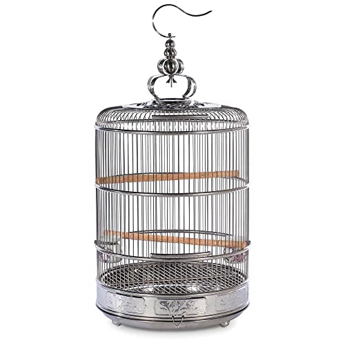 Image of Prevue Pet Products Prevue Pet Products Empress Stainless Steel Bird Cage 151, Stainless Steel