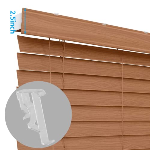 Waziaqoc 2 Inch Transparent Valance Clips for Window Shades