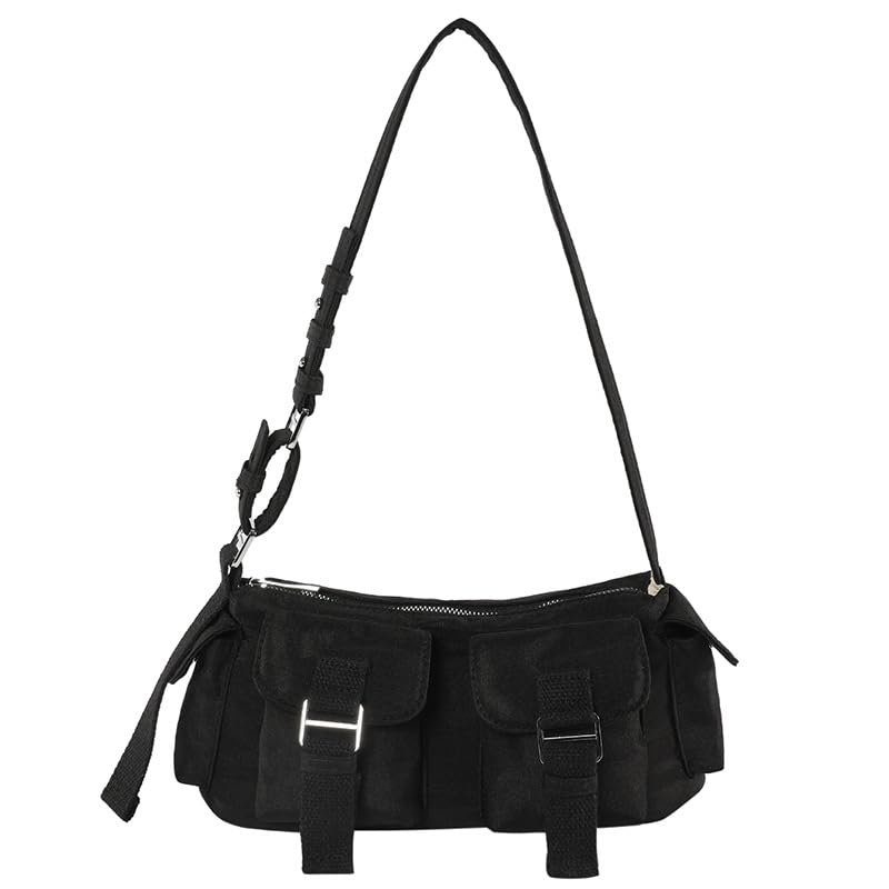 Small Casual Y2K Nylon Shoulder Bags Top Handle Women Purses And Handbags, Shoulder Bag Y2K Purse, Cute 90s Purse