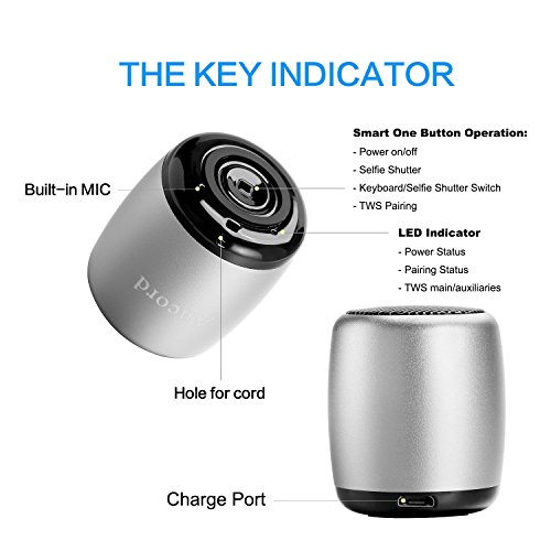 Ancord Micro Bluetooth Speaker TWS 