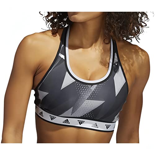 adidas Drst Ask Q1 Bra Sports Bra - Black/White, X-Small