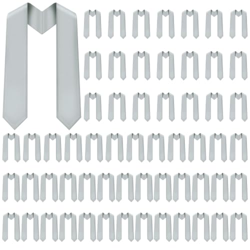 Image of Plain Graduation Stole Sash 60 Inch Unisex Adults Solid