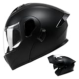 TTMiku Motorcycle Helmet, Youth Adult Full Face Flip Up Modular Dirt Bike ATV...