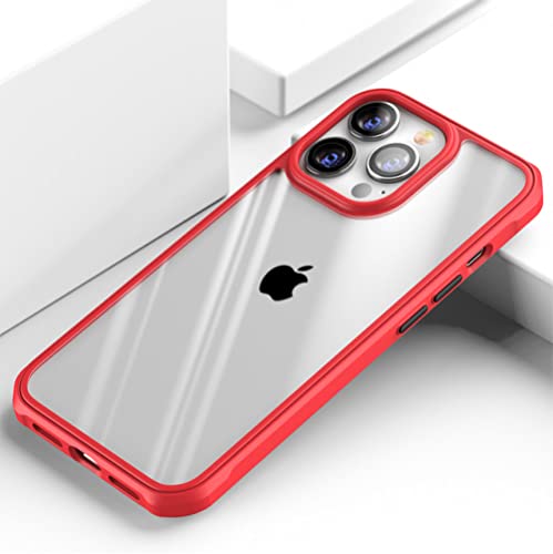 Coque iPhone 13 antichoc rouge souple pour éviter les rayures et bris de vitre