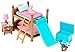 Li'l Woodzeez WZ6705Z Li'l Woodzeez - Set di 18 letti a castello con mobili e accessori per camera da letto - Giocattoli in miniatura e set da gioco per bambini dai 3 anni in su