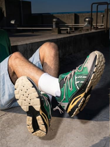 Image of Bacca Bucci x Discovery Vulcan Men's Outdoor Lifestyle Sneakers | Breathable Mesh Upper | Speed Lacing System | Cushioned EVA Midsole
