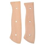 Luxshiny Manico di Ricambio Design Ergonomico in Legno Beige e Confortevole per Sostituzione Manico Coltello da Cucina per Taglierina da Cucina