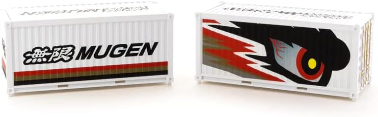 Miniatura 2 de Tarmac Works T64C-001-MU - Juego de 2 vitrinas para contenedores de envío, serie 64 para coches modelo 164