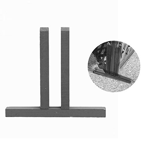 SUBBYE Valla De Rejilla for Exteriores Valla De Estacas for Plantas Barrera De Animales, Soporte De Flores De Madera for Trepar De Pared, Pantalla De Privacidad for Patio De Jardín De Pie, Blanco, 3 T