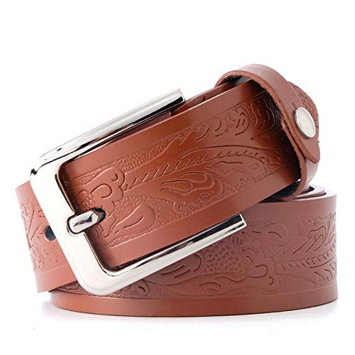 Ceintures pour hommes en cuir véritable noir brun foncé et bleu foncé