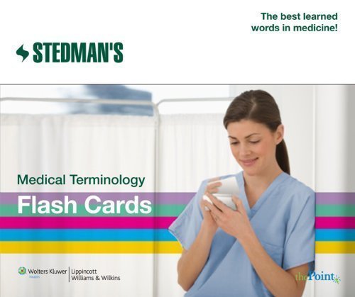 Stedman's Medical Terminology Flash Cards 2nd (second) Edition by Stedman's published by Lippincott