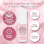 Glamnetic Super Strong Brush On Nail Glue | Brush Tip Applicator, Mess Free, Travel Friendly, Vegan | Durable & Long-Lasting | .24 fl. oz. - Image 4