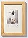 Produktbild walther design Bilderrahmen natur 30 x 40 cm mit Passepartout, Home Holzrahmen HO040H