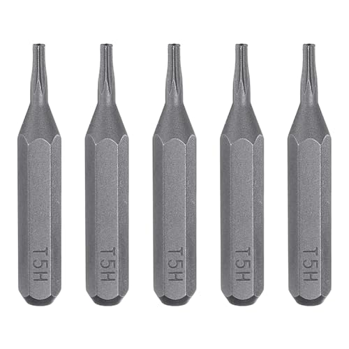 Puntas de destornillador Torx T5, ​​5 uds., 28mm de longitud, vástago hexagonal, juego de puntas de destornillador Torx, Kit de herramientas T5