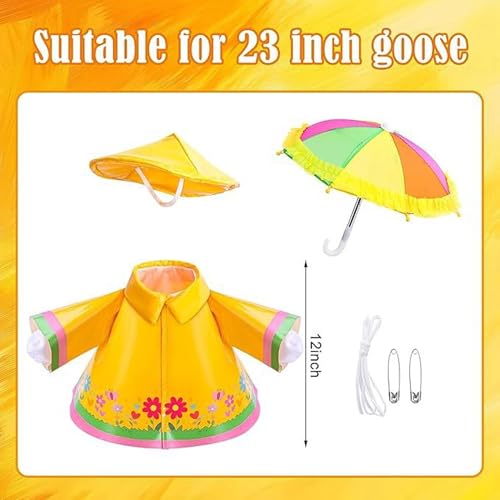 Ensemble de tenue d'oie avec imperméable imprimé pour la cour - 6