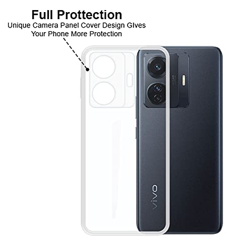 Image of COVERBLACK Rubber Back Cover for IQOO I2126 / IQOO Z6 Pro 5G - Transparent