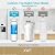 AQUA CREST XWF NSF Certified Refrigerator Water Filter, Compatible with GE XWF, 5 Filters (Packaging may vary)