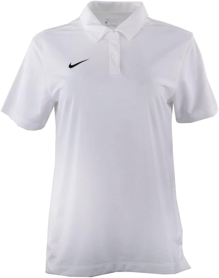 Nike Womens Dry Franchise Polo Shirt (as1, Alpha, x_l, Regular, Regular, White), X-Large